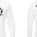 Men's Dri Fit Long Sleeve White Tee with Black Extinct Legends Logo