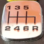 Silver/Chrome - OEM spec Acura Legend 6 Speed Gear Shift Emblem  Fits 1991-1995 Acura Legend Coupe/Sedan