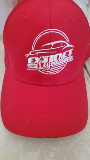 Extinct Legends Red Fitted Hat